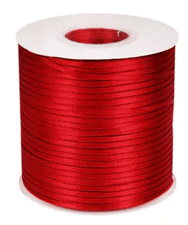 Сатенена лента /350 метра/ червена