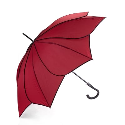 Дамски чадър PIERRE CARDIN – червено и черно