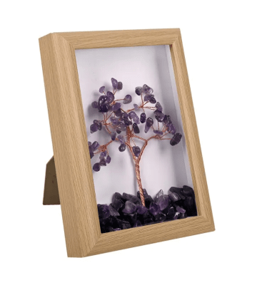 Дърво на живота АМЕТИСТ в рамка картина