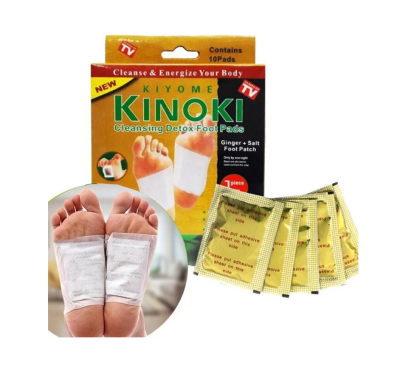 Комплект от 10бр. Детоксикиращи почистващи пластири лепенки Киноки Kinoki Gold