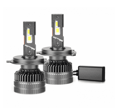 Комплект от 2 броя LED ЛЕД диодни крушки H4 Х4 12V 120W 13000lm за фарове Canbus без грешки 6000К къси/дълги