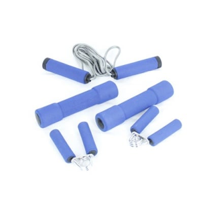 Фитнес комплект от 5 части с чантичка за съхранение