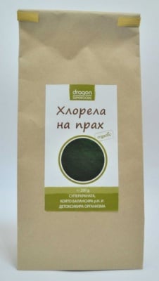 ХЛОРЕЛА НА ПРАХ 200 гр., DRAGON SUPERFOODS