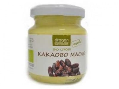 БИО КАКАОВО МАСЛО СТУДЕНО ПРЕСОВАНО 100 мл., DRAGON SUPERFOODS