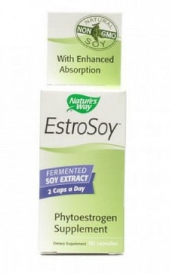 ЕСТРОСОЙ - облекчава симптомите на менопаузата - капсули 520 мг. х 60, NATURE'S WAY