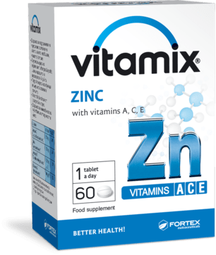 ВИТАМИКС ЦИНК +  ВИТАМИН А, С, Е *60 табл., ФОРТЕКС