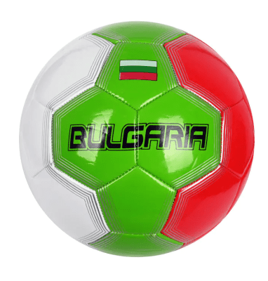 Футболна топка BULGARIA 5-ца /качествена кожа TPU 330 - 340 грама/