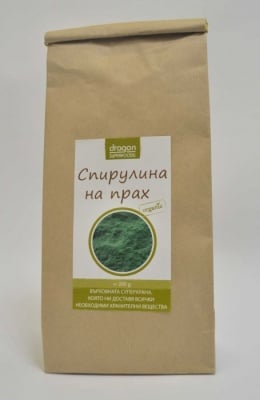 СПИРУЛИНА НА ПРАХ 200 гр., DRAGON SUPERFOODS
