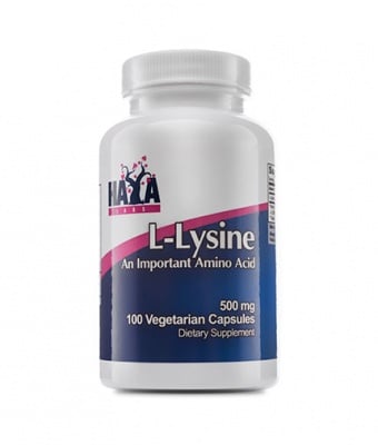 L - ЛИЗИН - Подпомага производството на антитела, ензими и хормони - капсули 500 мг. х 100, HAYA LABS