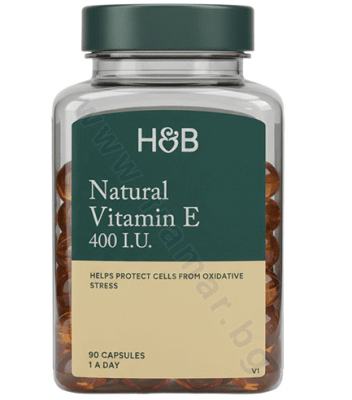 ВИТАМИН E НАТУРАЛЕН 400 IU капсули * 90 HOLLAND & BARRETT