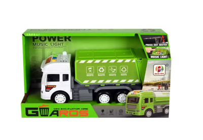 Боклукчийски камион - инерционен /включени батерии/ 