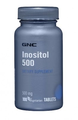 ИНОЗИТОЛ - подпомага преноса на хранителни вещества през клетъчните мембрани - таблетки 500 мг. х 100, GNC