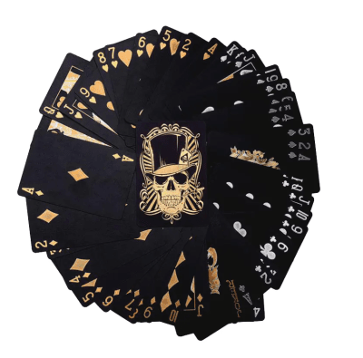 Луксозни водоустойчиви черни PVC карти