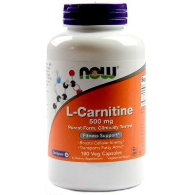 L - КАРНИТИН  500 мг. - основен източник на енергия на мускулите * 180капс., НАУ ФУДС