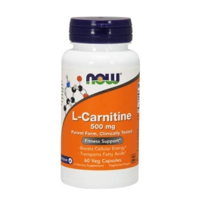 L - КАРНИТИН 500 мг. основен източник на енергия на мускулите * 60капс., НАУ ФУДС