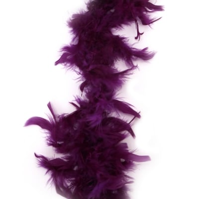 Марабу - шал от пера 180 см лилав