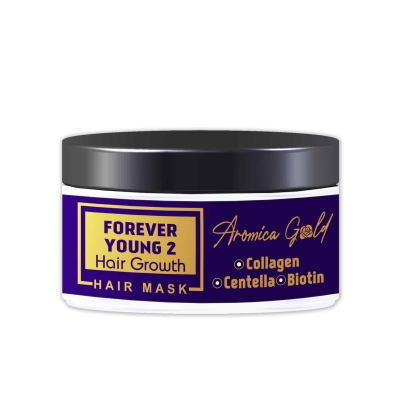 Маска за коса Аромика Голд "Вечно млад 2" с Колаген, Центела и Биотин – Hair Growth, 200 мл