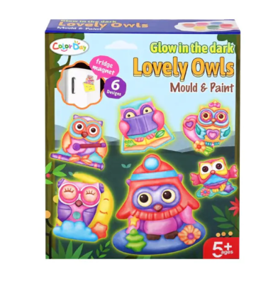 Направи си сам "3D фигурка Бухалче" с магнит