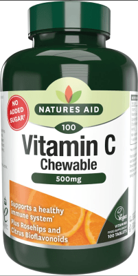НЕЙЧЪРС ЕЙД ВИТАМИН C дъвчащи таблетки 500 мг * 100