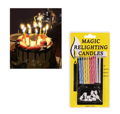 Магически негаснещи свещи /10 броя/ 