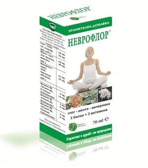 НЕВРОФЛОР - подобрява дейността на нервната система, течна форма 70 мл., МИРТА МЕДИКУС