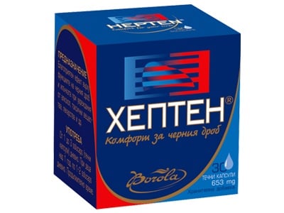 ХЕПТЕН ЗА ЧЕРЕН ДРОБ течни капсули * 30