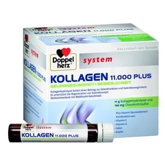 ДОПЕЛХЕРЦ СИСТЕМ КОЛАГЕН флакон - за нормална функция на ставния хрущял и костите *30 бр., QUEISSER