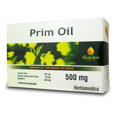 ПРИМ ОЙЛ – съдържа масло от вечерна иглика – капсули 500 мг. x 60, HERBA MEDICA