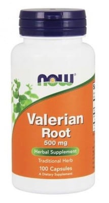 ВАЛЕРИАНА - Действа успокояващо на нервната система - капсули 500 мг. х 100, NOW FOODS