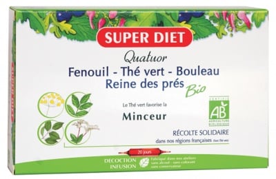 ОТСЛАБВАНЕ БИО КВАРТЕТ - ампули 15 мл. х 20, SUPER DIET