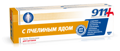 ГЕЛ-БАЛСАМ ПЧЕЛНА ОТРОВА ЗА СТАВИ 100 мл., ТВИНС ТЕК РОССИЯ