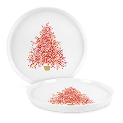 Комплект порцеланови чинии PPD, Season´s Tree, 2 броя, 21 cm