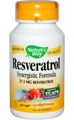 РЕСВЕРАТРОЛ - предпазва кръвоносните съдове, черния дроб и сърцето - капсули 325 мг. х 60, NATURE'S WAY