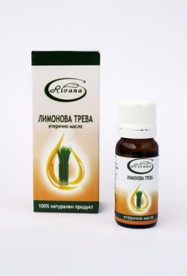 МАСЛО ОТ ЛИМОНОВА ТРЕВА - 10 мл., RIVANA