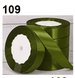 Сатенена лента за декорация - ширина 2 см, ролка 22 метра 109 модел