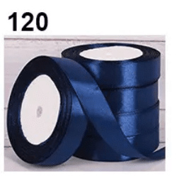 Сатенена лента за декорация - ширина 2 см, ролка 22 метра 120 метра