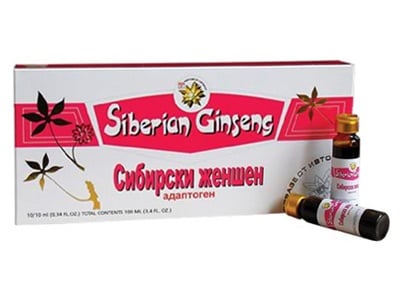 СИБИРСКИ ЖЕН-ШЕН - за бързо възстановяване след напрегнати тренировки - флакон х 10 мл.