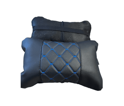 черно със син шев