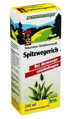 БИО СОК ОТ ЖИВОВЛЯК - при възпаления на дихателните пътища - 200 мл., SCOENENBERGER
