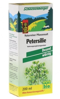 БИО СОК ОТ МАГДАНОЗ - подобрява дейността на бъбреците и пикочния мехур - 200 мл., SCHOENENBERGER