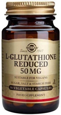 L - ГЛУТАТИОН 50 мг. за детоксикацията на клетките * 30капс., СОЛГАР
