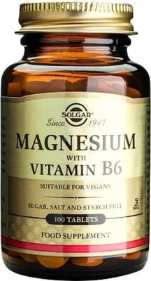 МАГНЕЗИЙ + ВИТАМИН В6 - таблетки х 100, SOLGAR