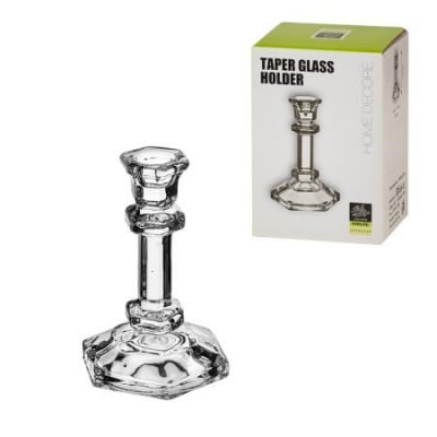 СВЕЩНИК ЕЛЕГАНС (МАЛЪК) - 14 см. - CANDLE