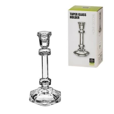 СВЕЩНИК ЕЛЕГАНС (ГОЛЯМ) - 19 см. - CANDLE