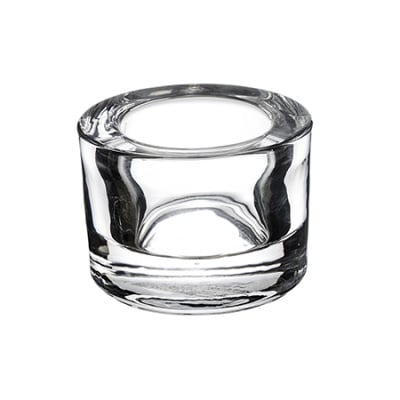 ПРОЗРАЧЕН СТЪКЛЕН СВЕЩНИК - CANDLE