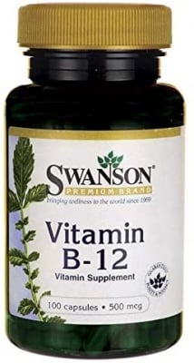 ВИТАМИН Б12 - поддържа сърдечното здраве - 500 мкг. * 100капс.