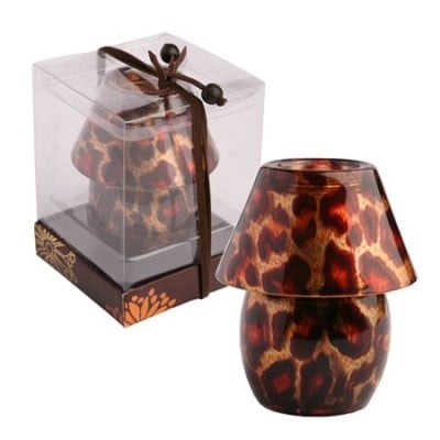 СВЕЩНИК ЛАМПА В ЛЕОПАРДОВА ШАРКА - NEW WISH STUDIO