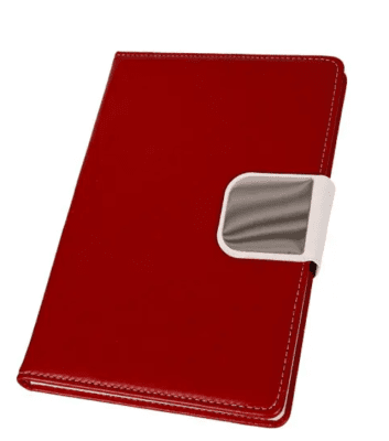 Бележник с магнитно закопчаване и огледало /еко кожа/