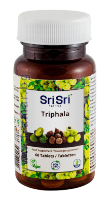 ТРИФАЛА - тонизира и почиства стомашно-чревния тракт - таблетки х 60, SRI SRI AYURVEDA