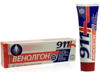 ВЕНОЛГОН ГЕЛ ПРИ УМОРА И ОТОК В КРАКАТА 100 мл, ТВИНС ТЕК РОССИЯ